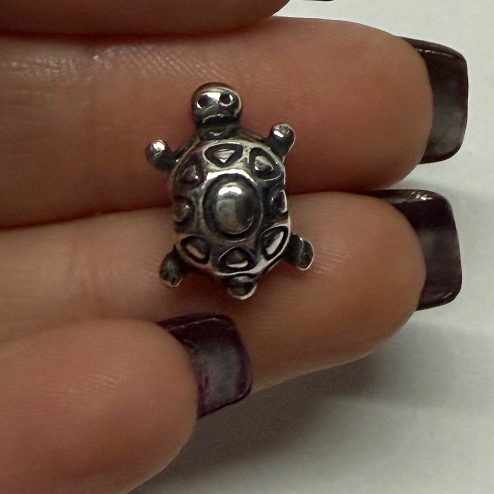 Pandora Silver Turtle Charm - Picture 5 of 5
